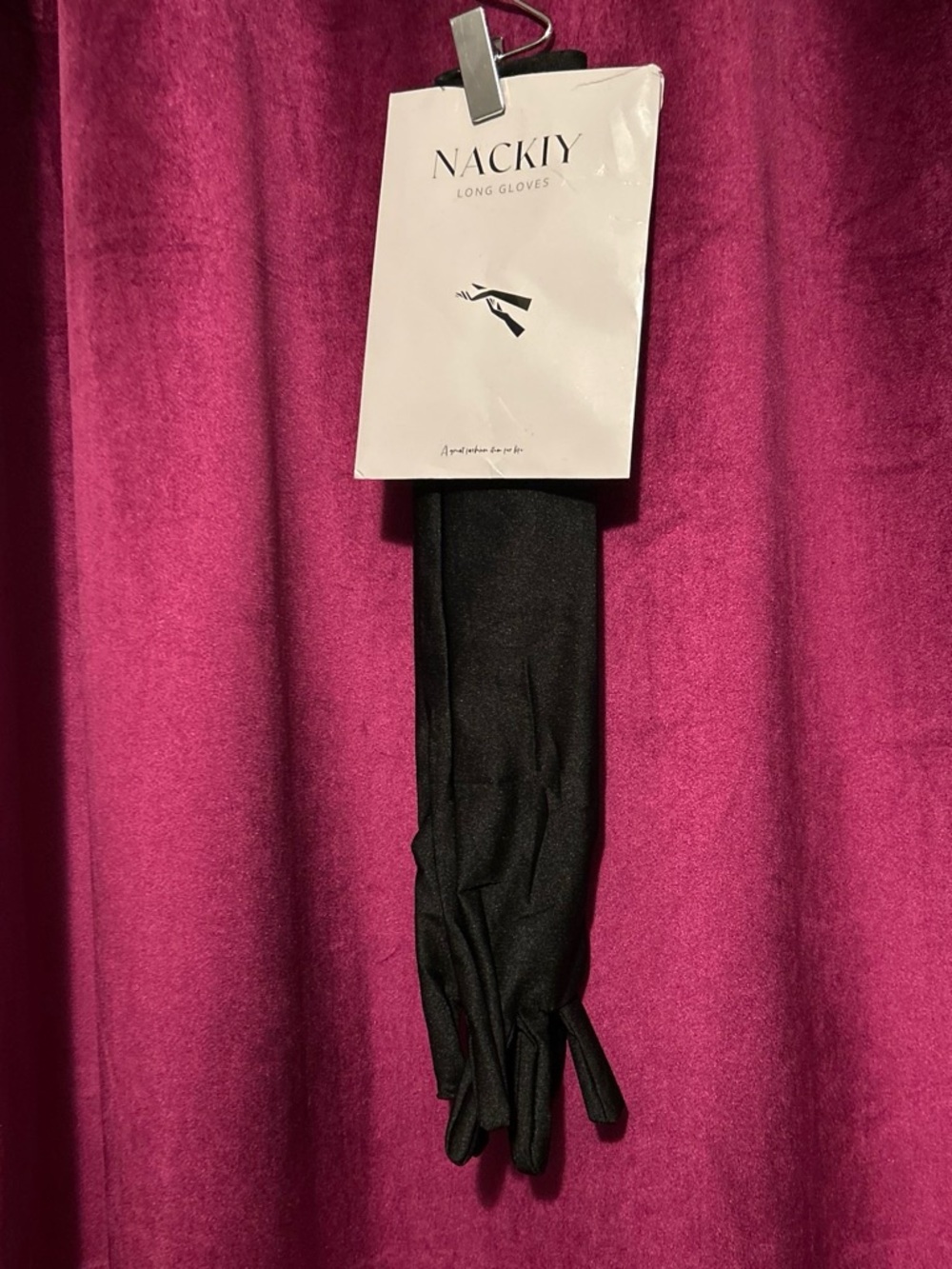 Black Long Women's Gloves
